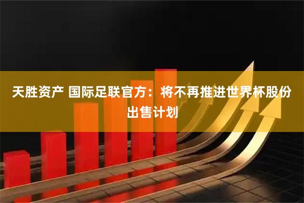 天胜资产 国际足联官方：将不再推进世界杯股份出售计划